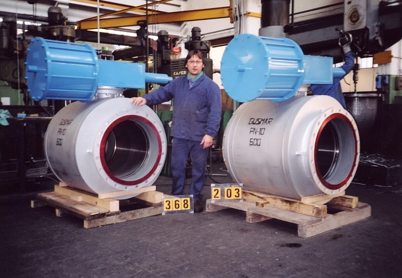 Ball valves PN 10 DN 600