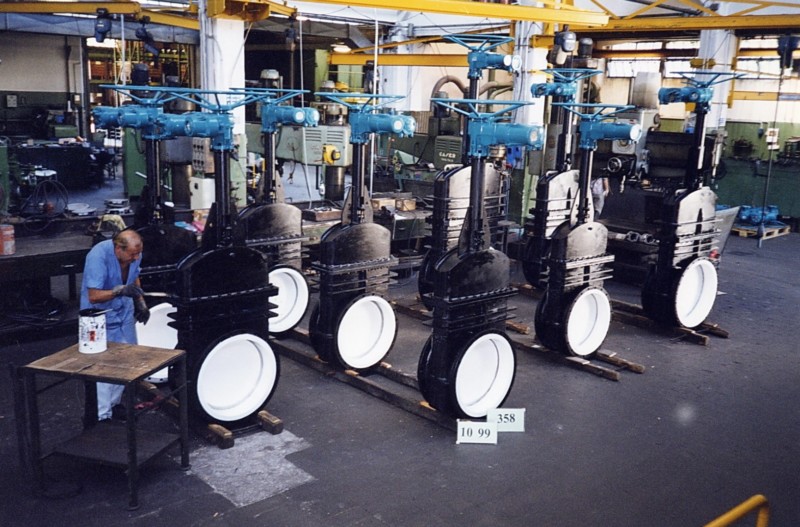 Electrowelded Gate valves electric operated