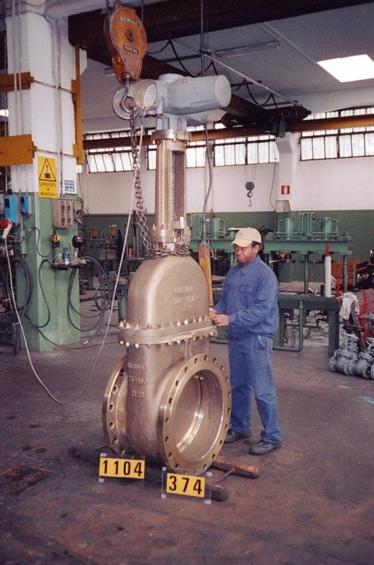 Gate valve class 150 24 inches B148 C95800