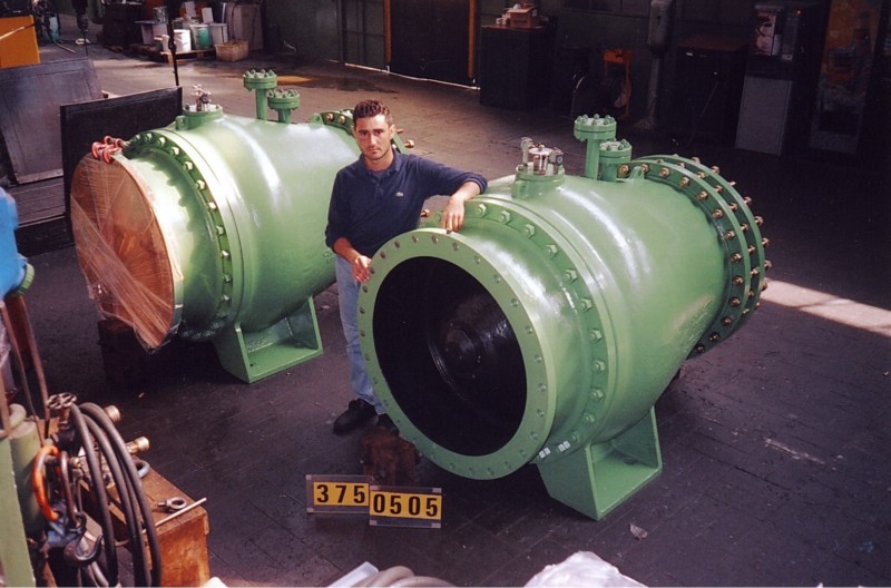 Nozzle check valves DN 900