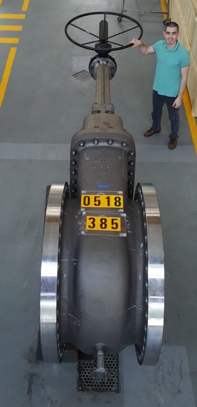 Gate valve class 150 BB-OS+Y DN 44 inches