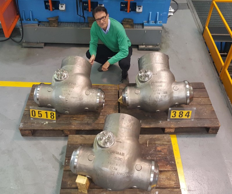 Swing check valves class 1500 Pressure Seal DN 8 inches