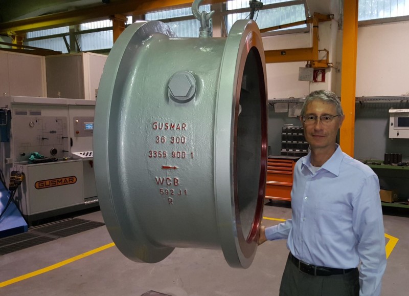Tilting wafer check valve class 300 DN 36 inches